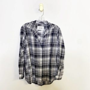 Grayson Black/White Plaid Button-down Shirt